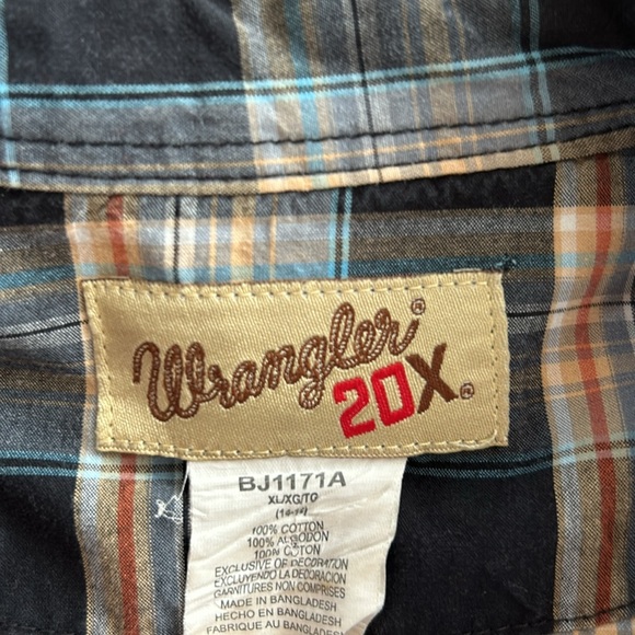 Plad Wrangler 20X Kids XL W/ Snap buttons.BJ1171A - Picture 6 of 6